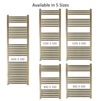 towel rails brushed brass