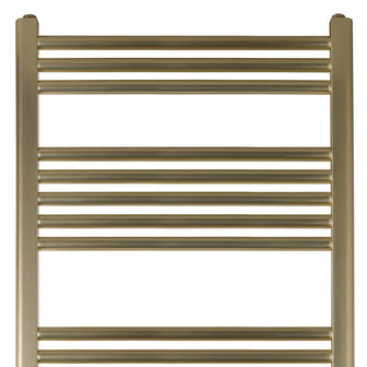 Brushed Brass Towel Radiator 1200mm x 600mm Dual Fuel Secondary image
