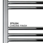 chrome bathroom radiator towel rail