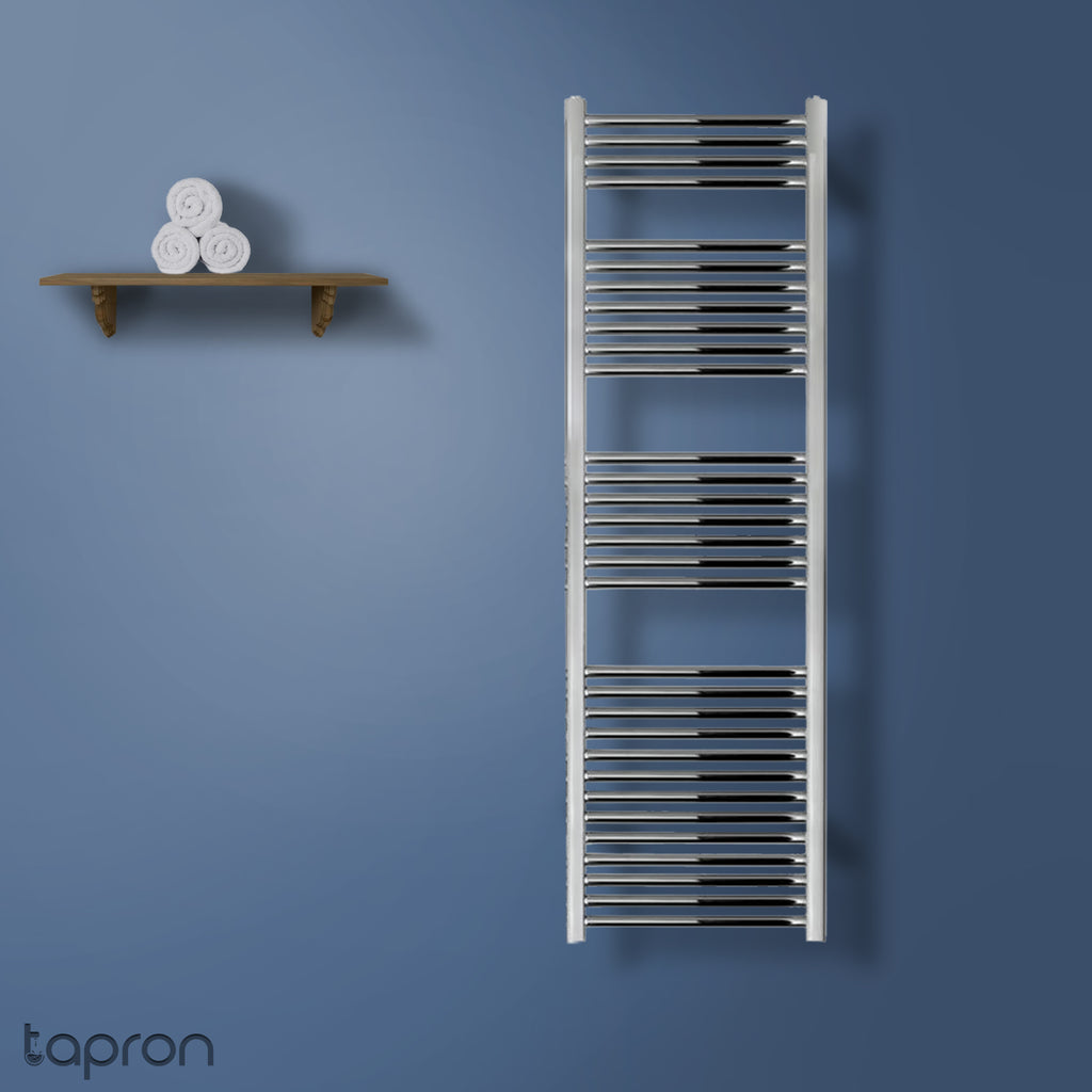 VOS Chrome Towel Rail Radiator - 1600mm X 500mm