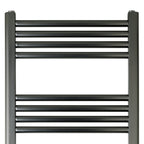 black bathroom radiator  800mm  x 500mm