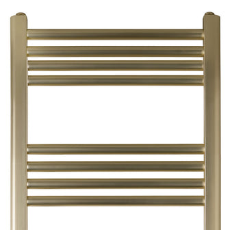 Brushed Brass Towel Radiator 800mm x 500mm Secondary image