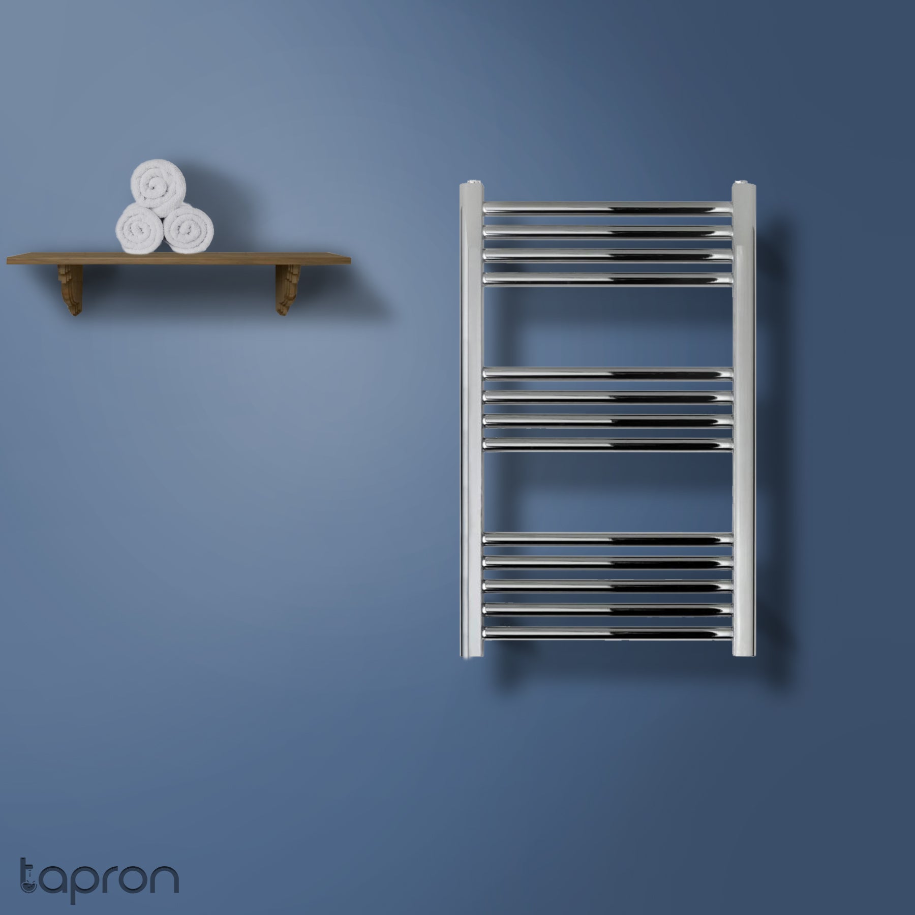 chrome bathroom radiator