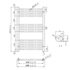 Black Radiators Technical Drawing