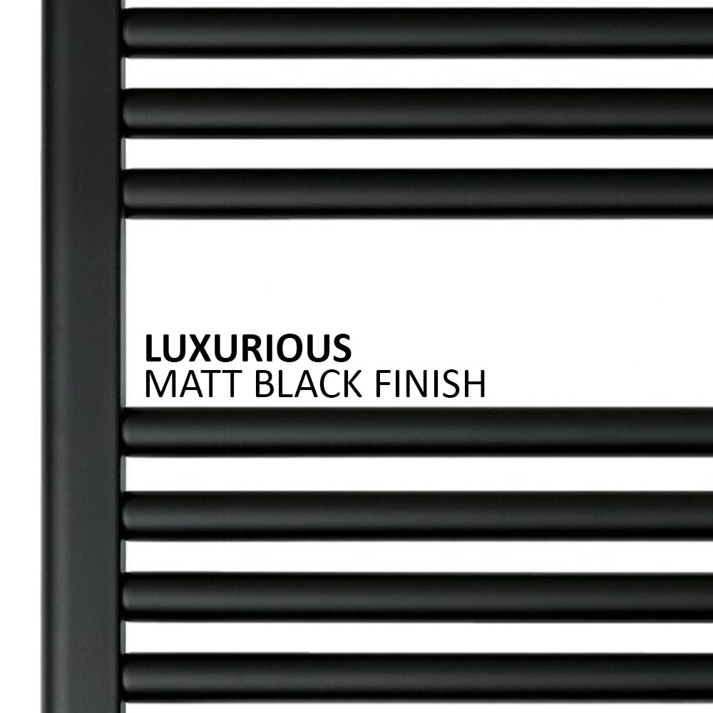 black towel radiator