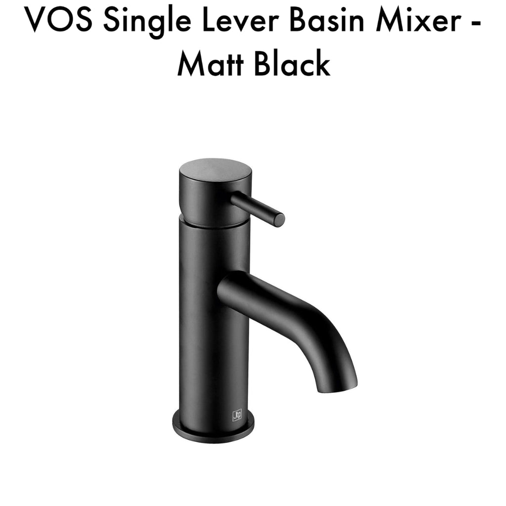 Single Lever Basin Mixer - Matt Black