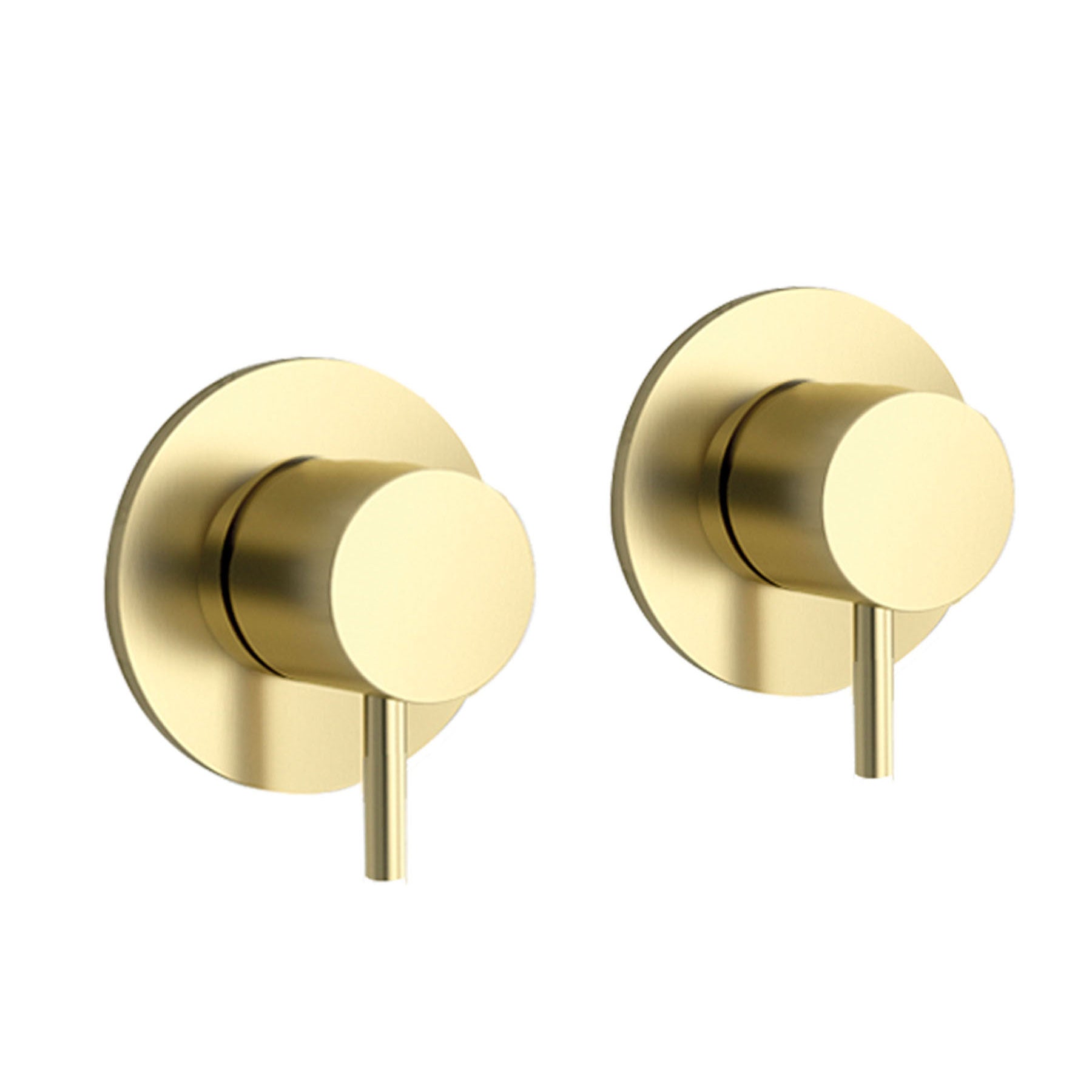 Modern Brushed Gold Shower Valve   Brass Finish