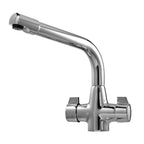 Mono Kitchen Sink Mixer Tap with Swivel Spout - Chrome Finish