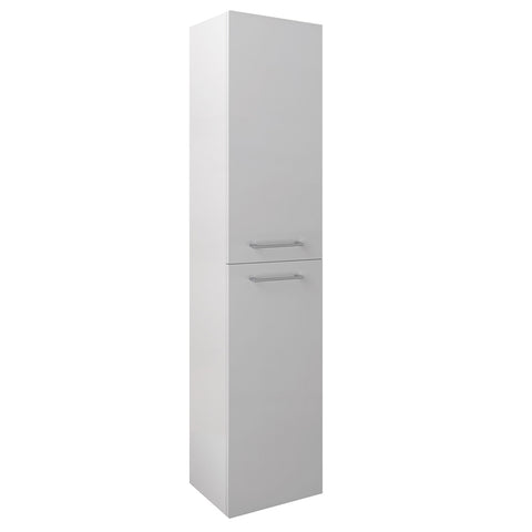 Double Door Bathroom Side Unit-White [WAL160W]