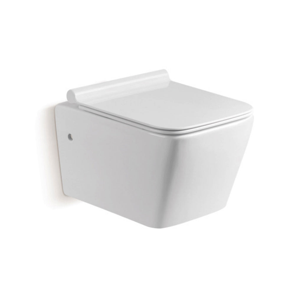 Contemporary Wall Hung WC Pan with Soft Close UF Seat Cover-Tapron