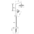 shower slider rail kits