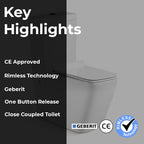 Close Coupled Toilet-Tapron