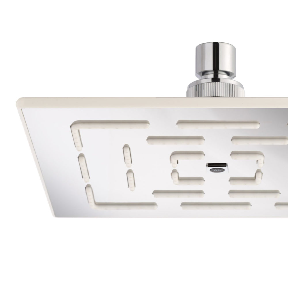 overhead shower head chrome