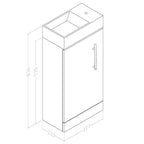 bathroom vanity units Technical Drawing