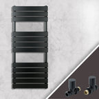 Towel Rail Radiator Black 
