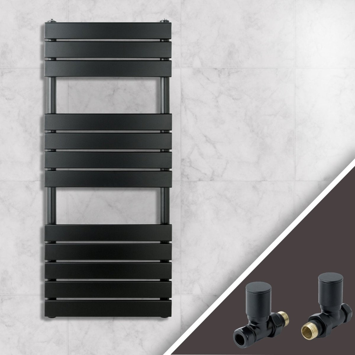 Towel Rail Radiator Black 