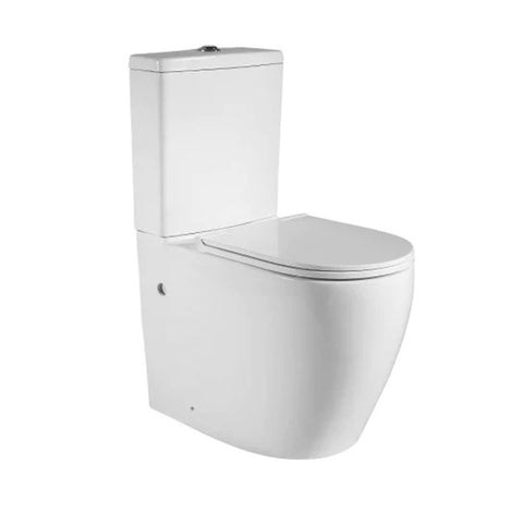 close coupled toilet with soft close seat-Tapron