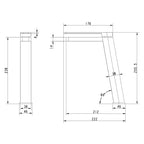 tap for bathroom sink-Drawing Technical
