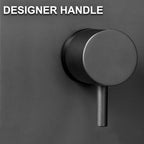 VOS 2 Outlet Thermostatic Concealed Shower Valve Matt Black-Tapron