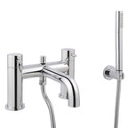 Deck Mounted Bath and Shower Mixer with Kit