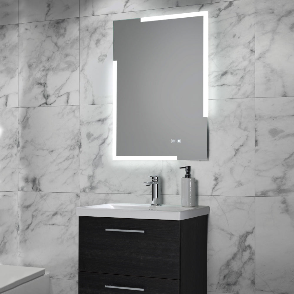 LED Bathroom Mirror with Demister and Touch Switch - 450x800mm Secondary image