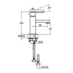 buy best basin taps-Drawing technical from tapron