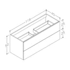 wall mounted vanity unit - Tapron