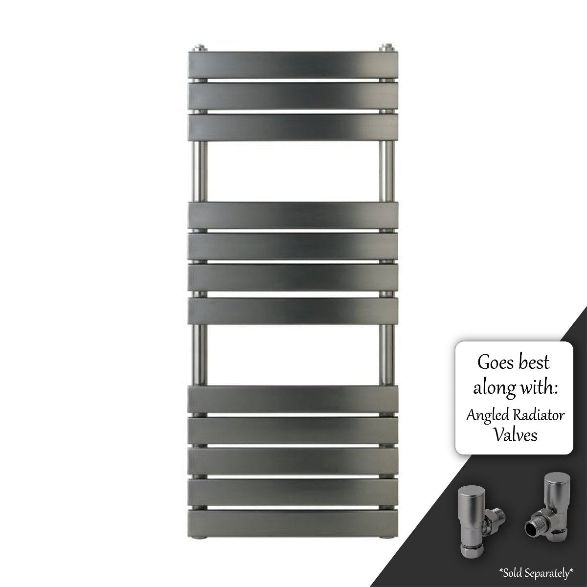 black towel rail