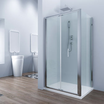 Bifold Shower Door - 1850mm - 6mm glass panel Secondary image