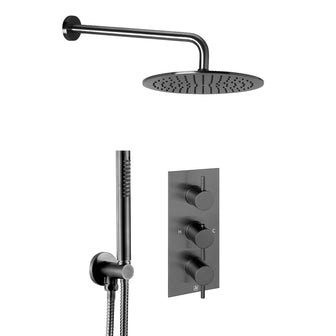 Thermostatic Shower Set - Brushed Black  Main image