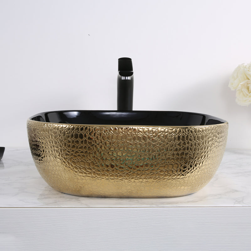 gold wash basin - tapron