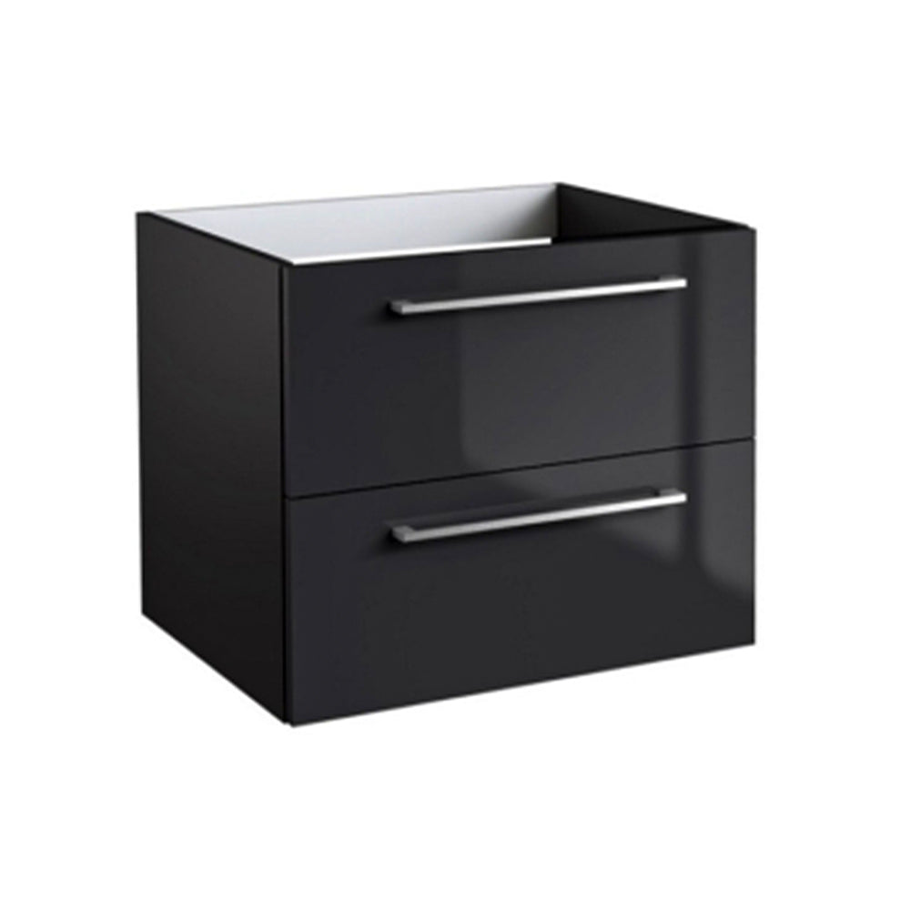 black bathroom vanity unit - Tapron Main image