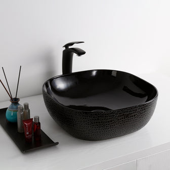 black counter top basin Main image