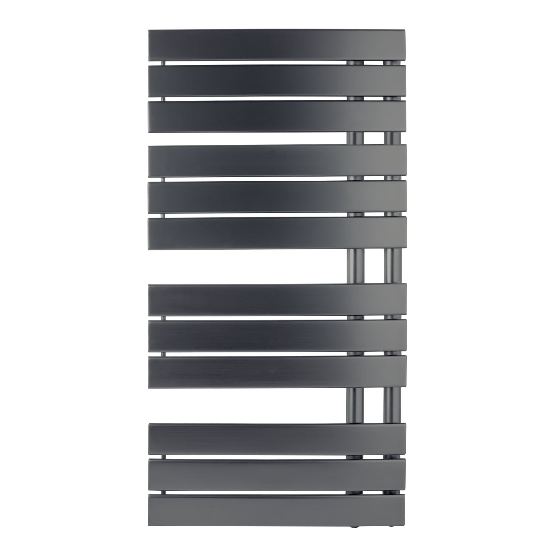 black dual fuel towel rail Main image
