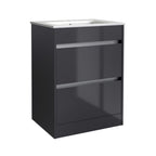 black sink vanity unit - Tapron