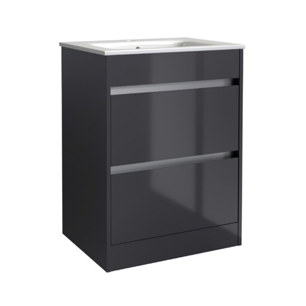 black sink vanity unit - Tapron