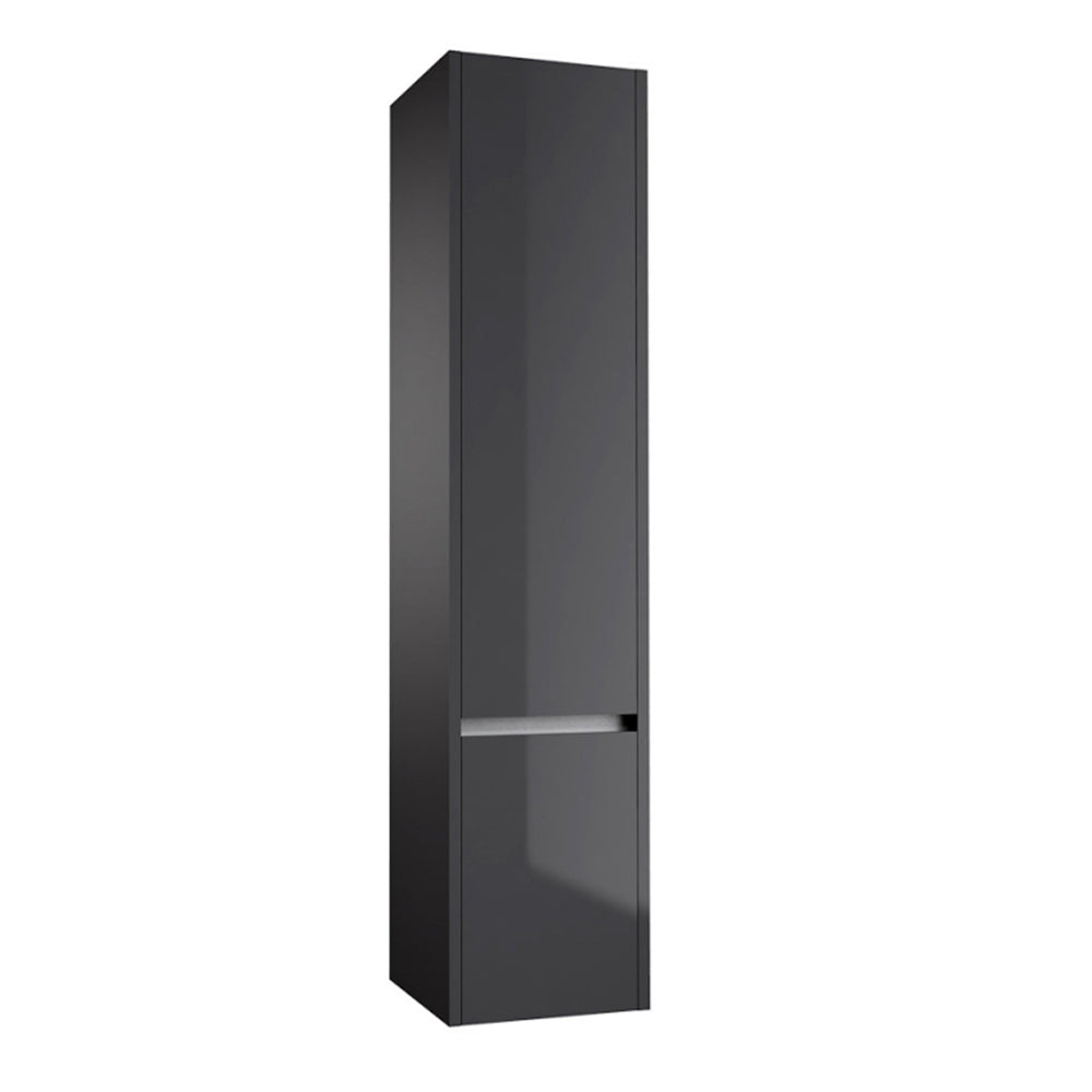 tall black bathroom cabinet - Tapron