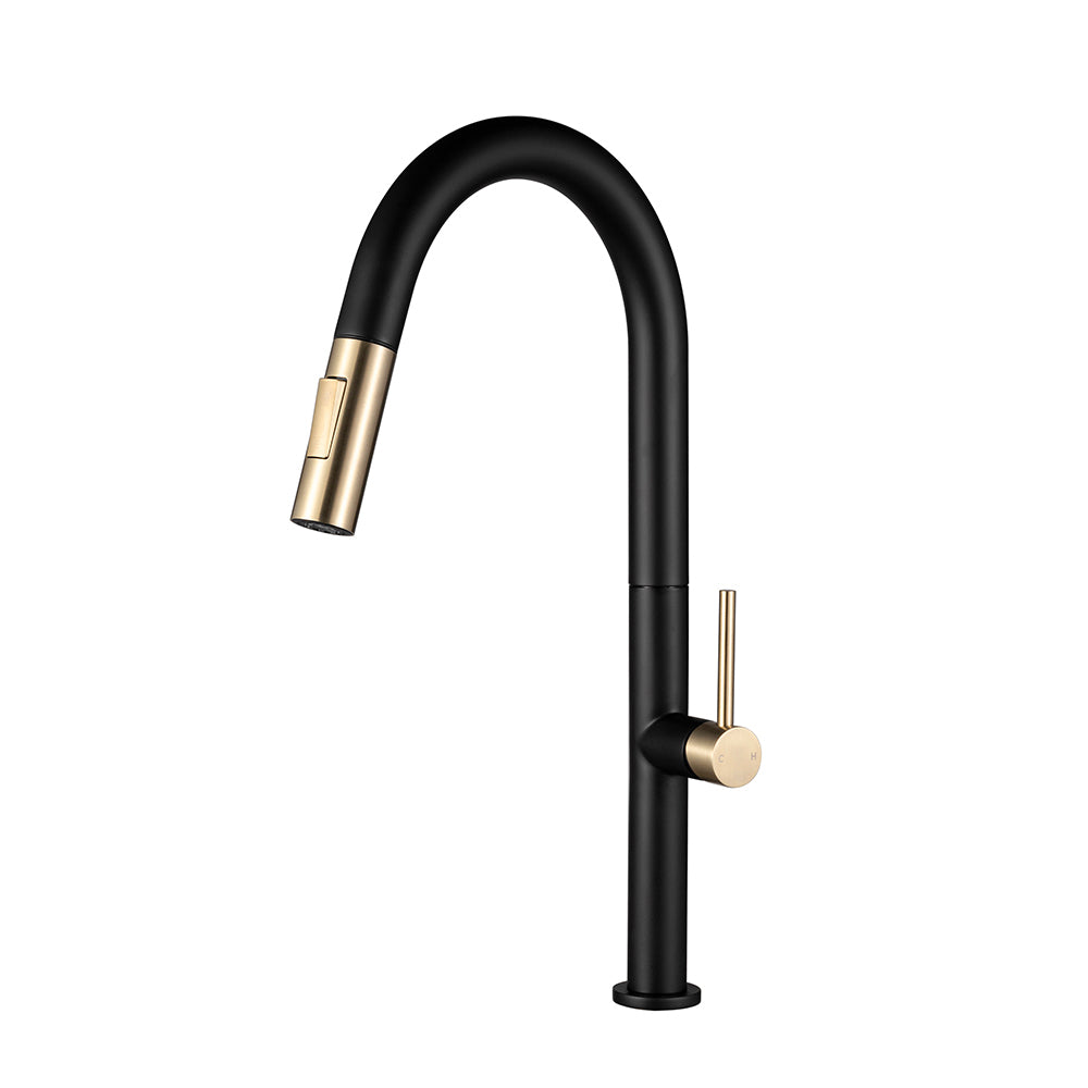modern black kitchen tap - Tapron