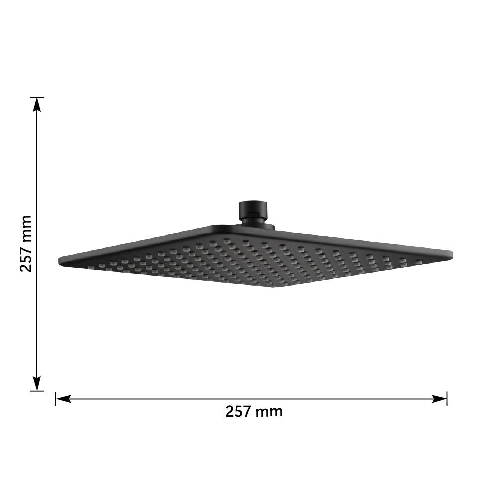 shower head square black