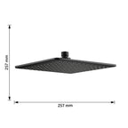 shower head square black