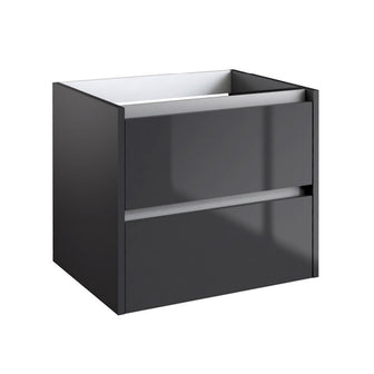 black bathroom vanity unit - Tapron Main image