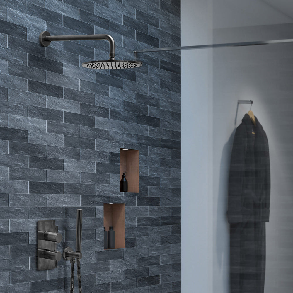 wall mounted shower arm and head - tapron