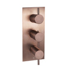 bronze concealed shower valve