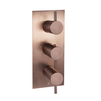 Dual Outlet Control Concealed Shower Valve - Brushed Bronze Secondary image