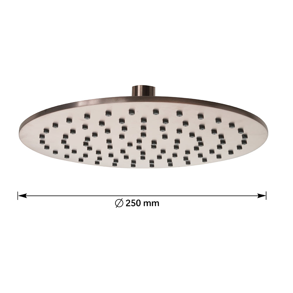 brushed bronze shower head - Tapron