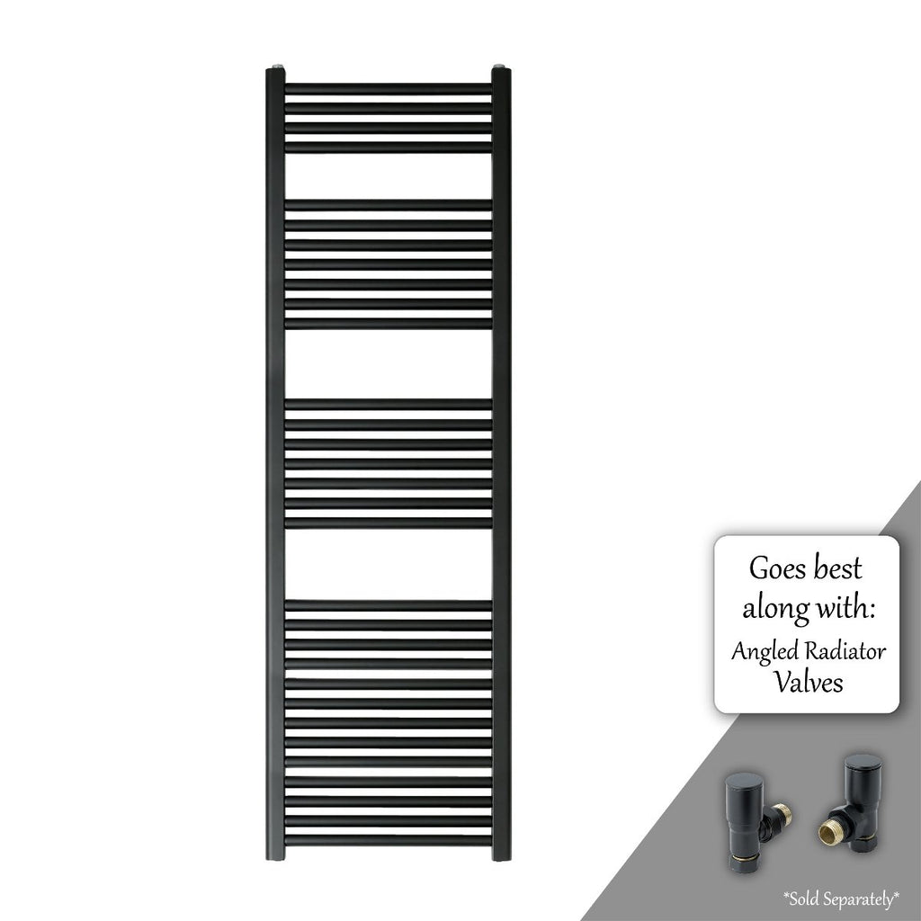 matt black towel rail radiator