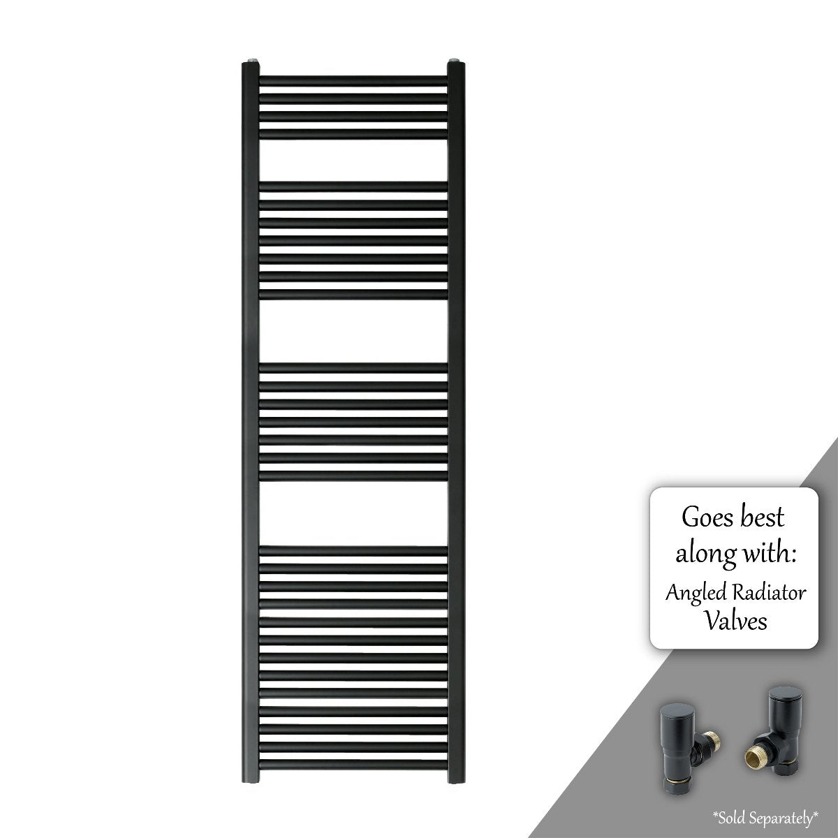 matt black towel rail radiator