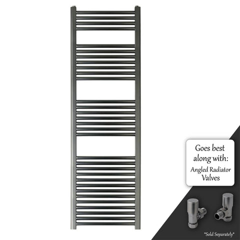 Heated Towel Rail Brushed Black