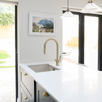 brushed brass kitchen taps Tapron