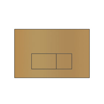 brushed gold flush plate Main image